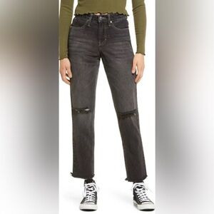 BP | High Waist Bootcut Ankle Mom Jeans